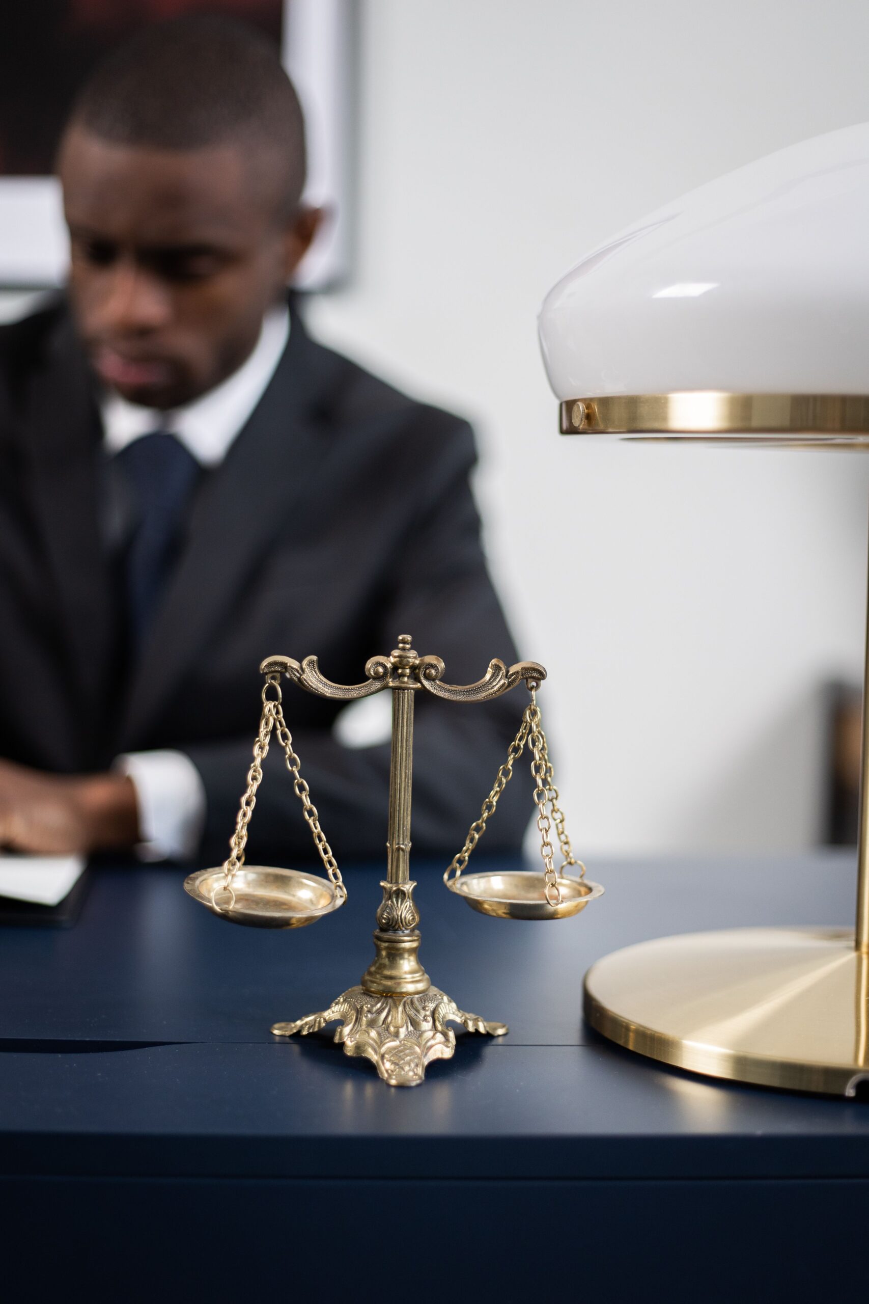 A balance scale on a desk, representing weighing CPA marketing against affiliate marketing